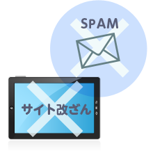 スパムメール・サイト改ざん